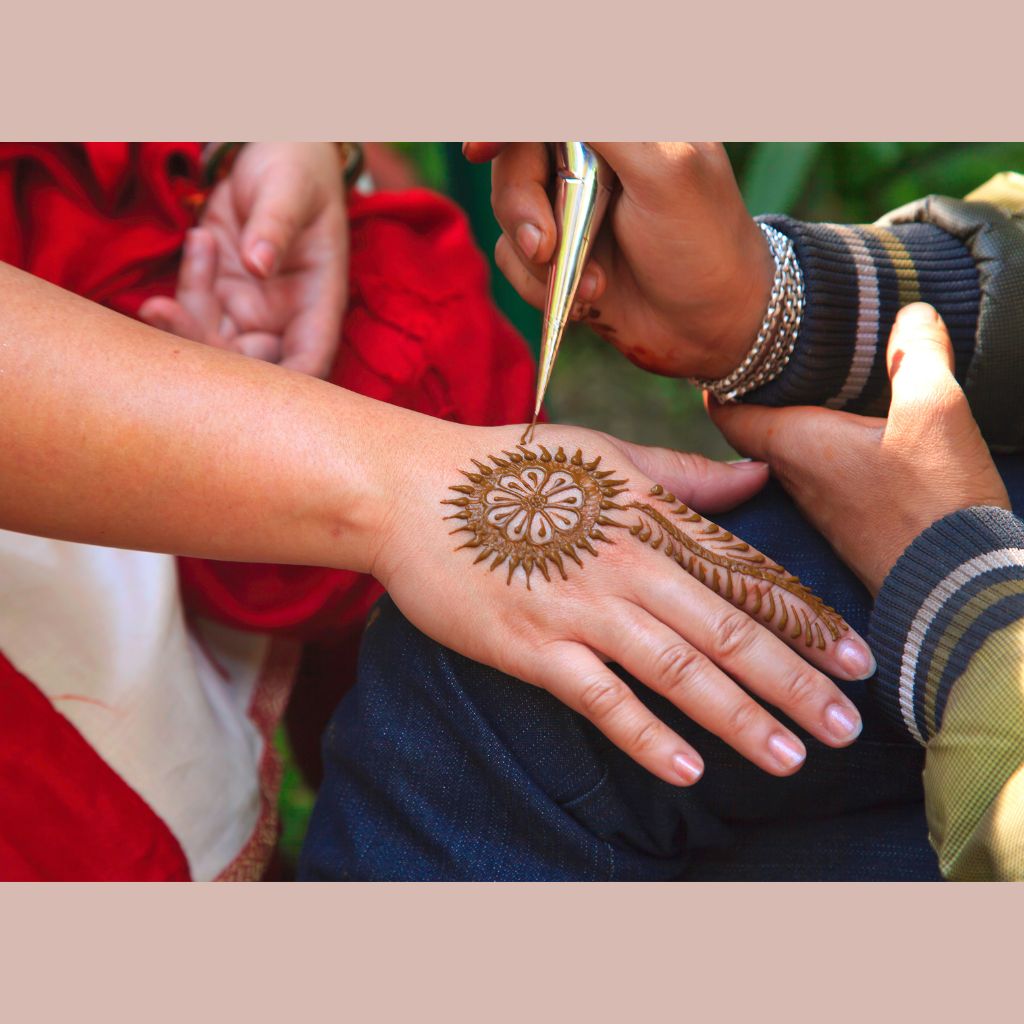 Cute mehndi design for kids