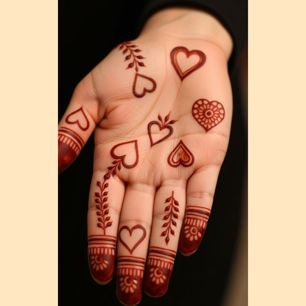 Cute mehndi design for kids