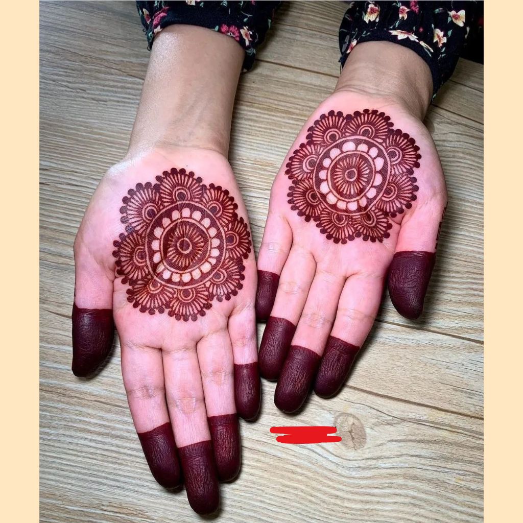 Cute mehndi design for kids