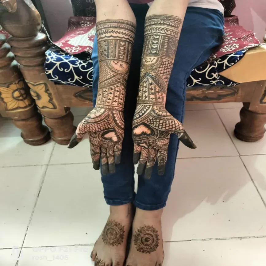 Mehndi Design for Karva Chauth
