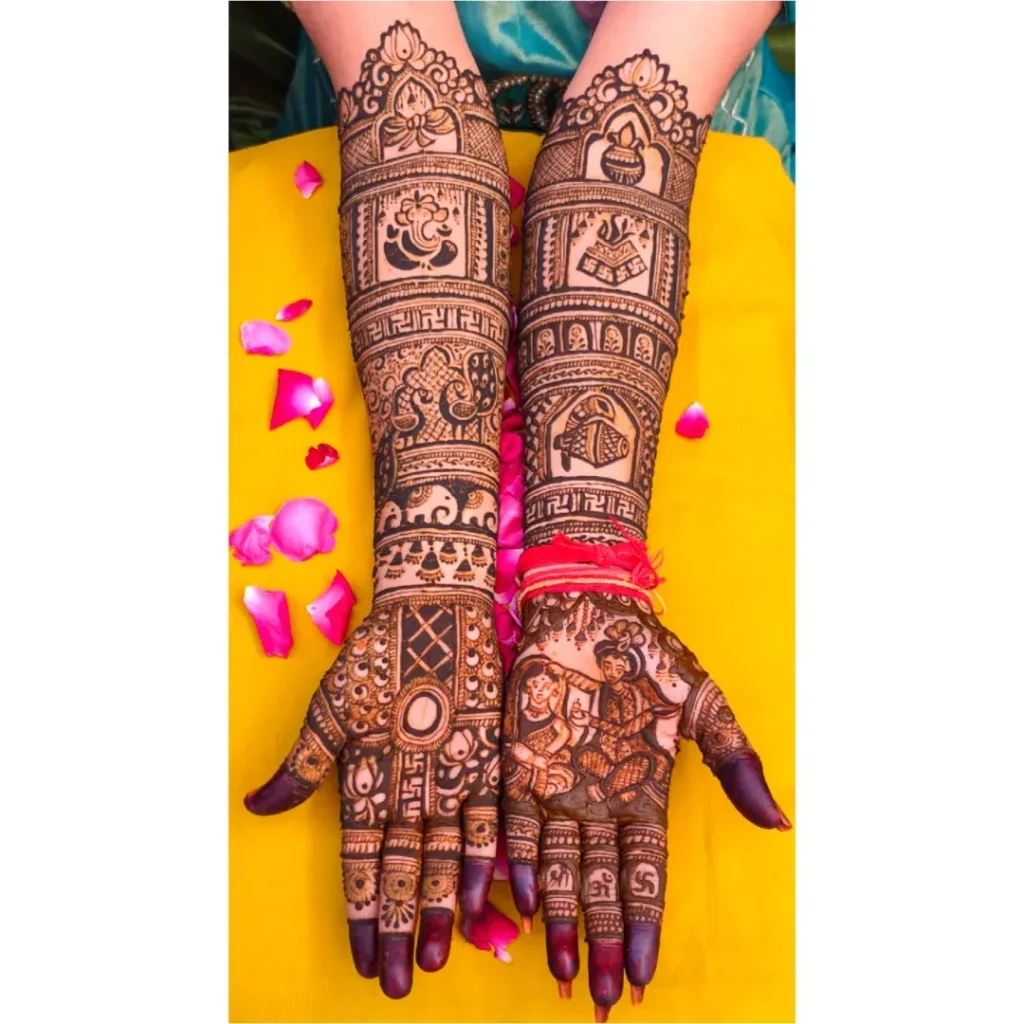 Mehndi Design for Karva Chauth