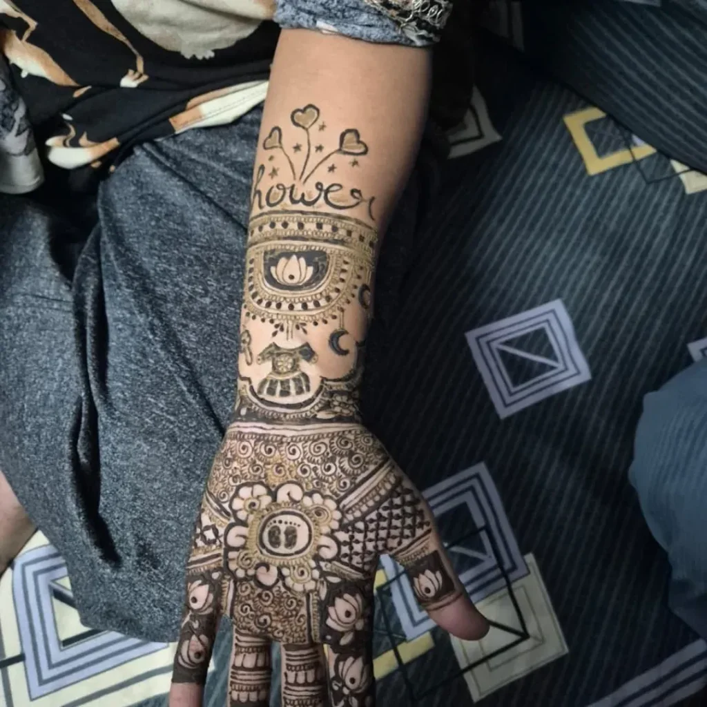 Mehndi Design for Karva Chauth