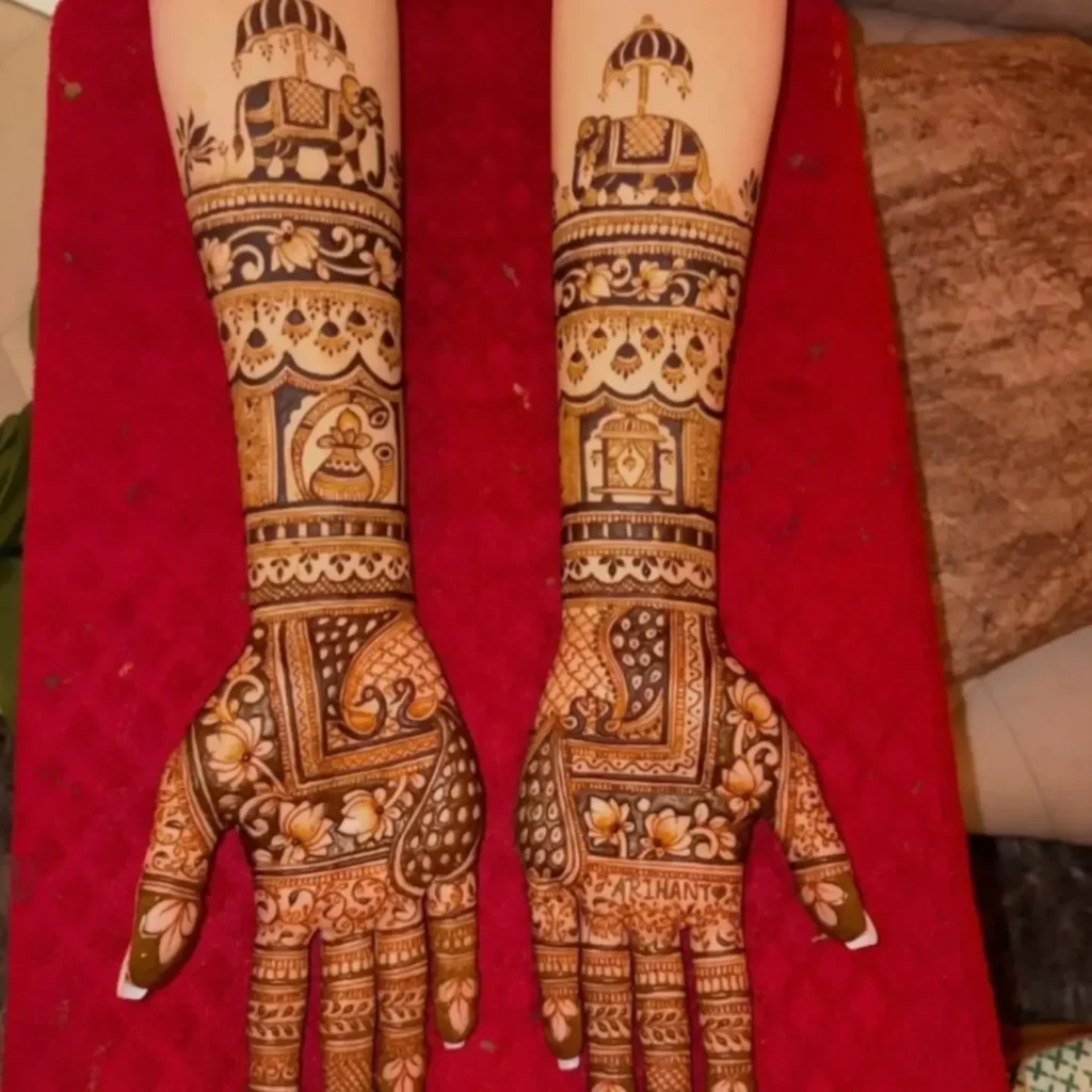 Mehndi Design for Karva Chauth