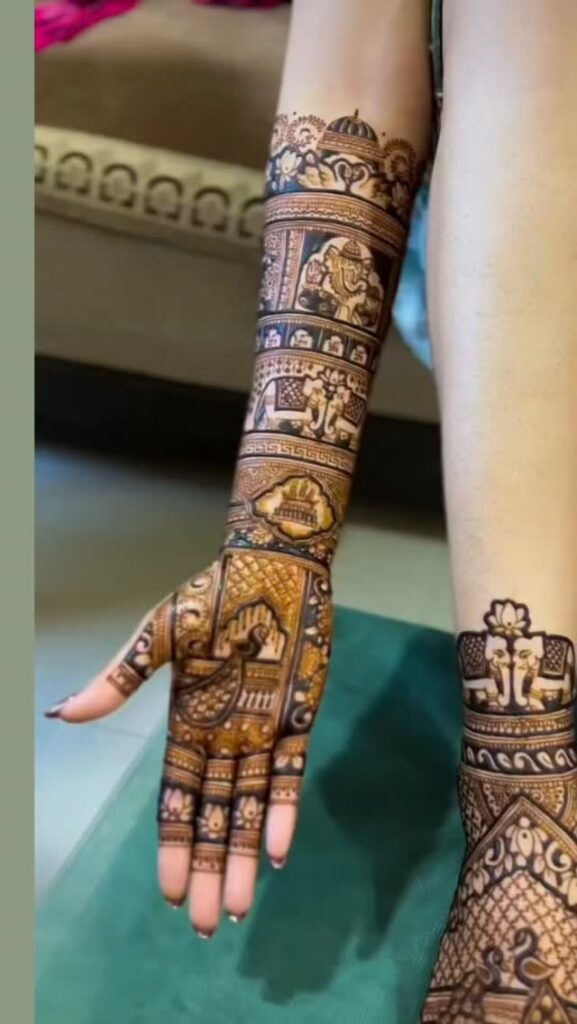 Mehndi Design for Karva Chauth