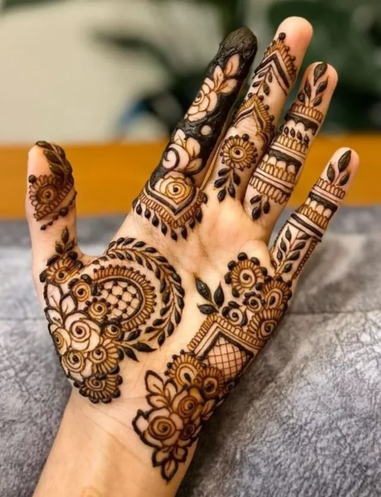 Mehndi Design for Karva Chauth