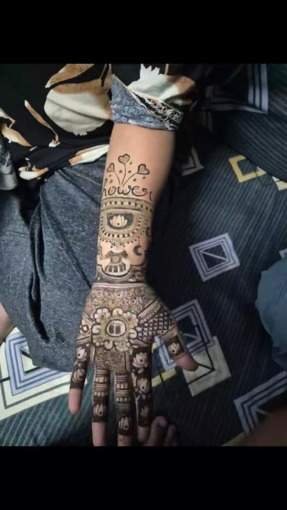 Mehndi Design for Karva Chauth