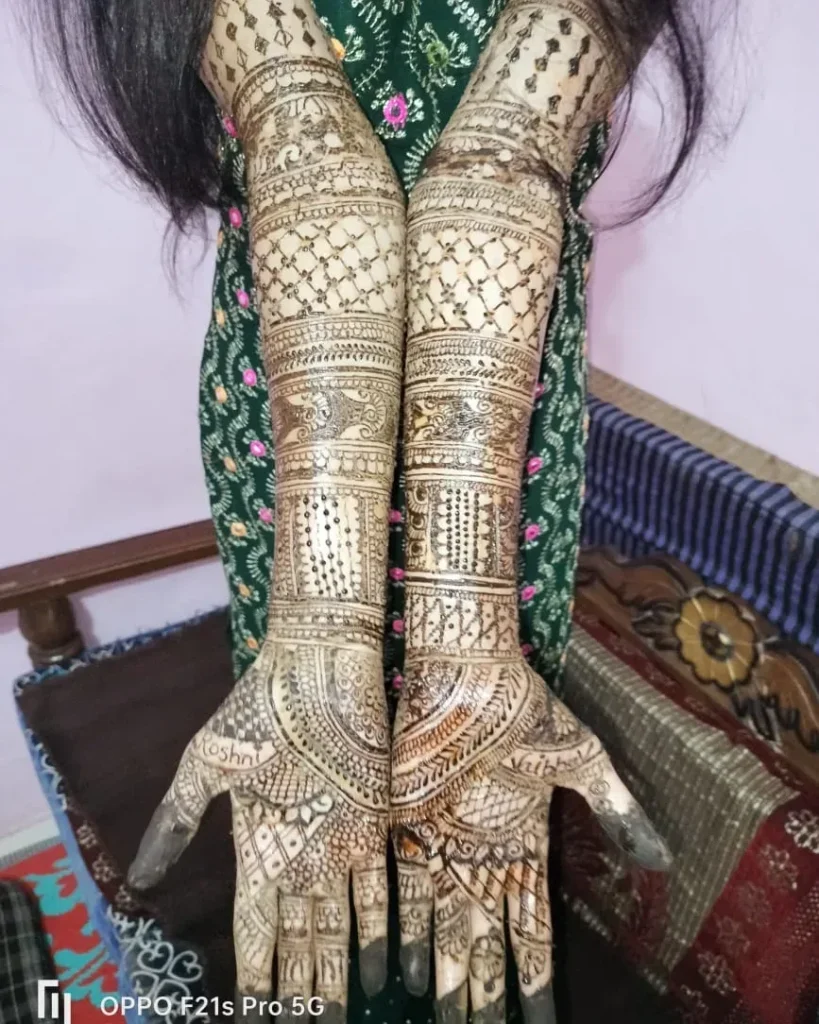 Mehndi Design for Karva Chauth