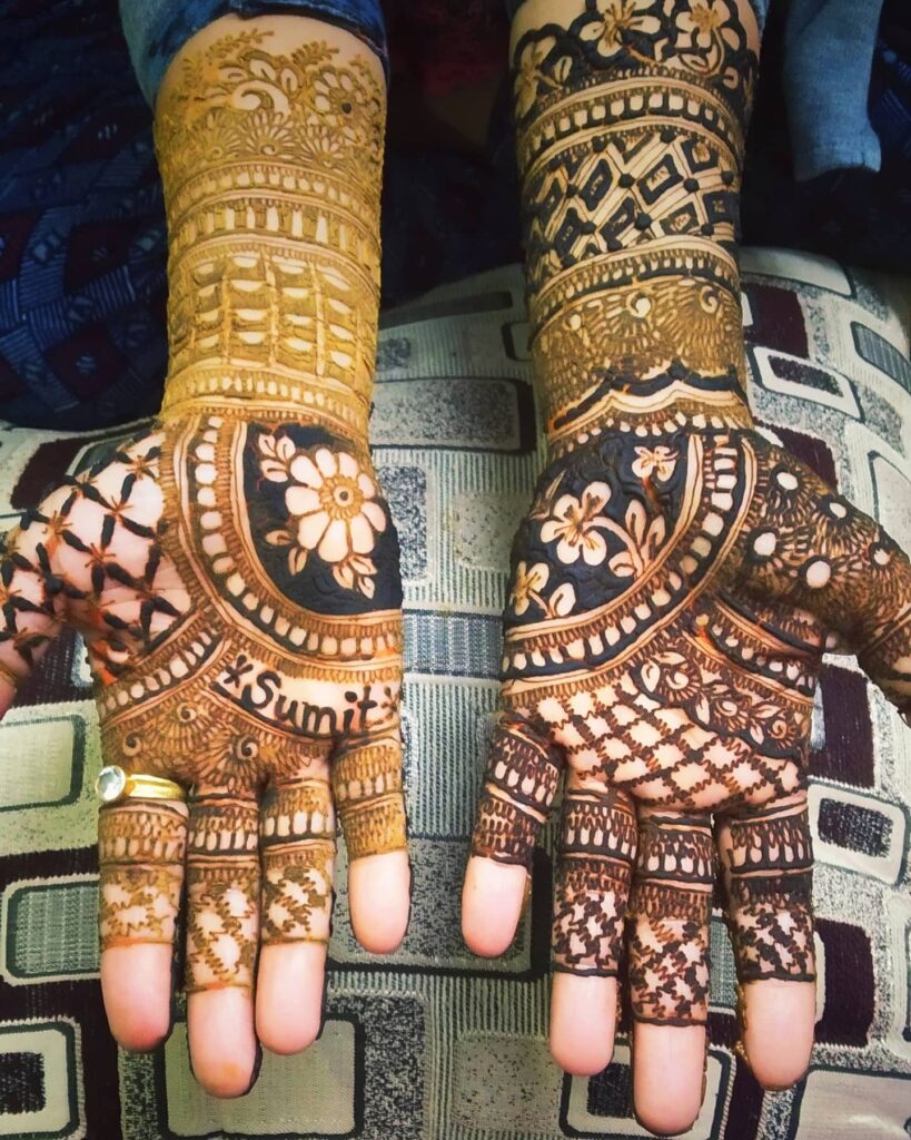 Modern Full Hand Mehndi Design Images