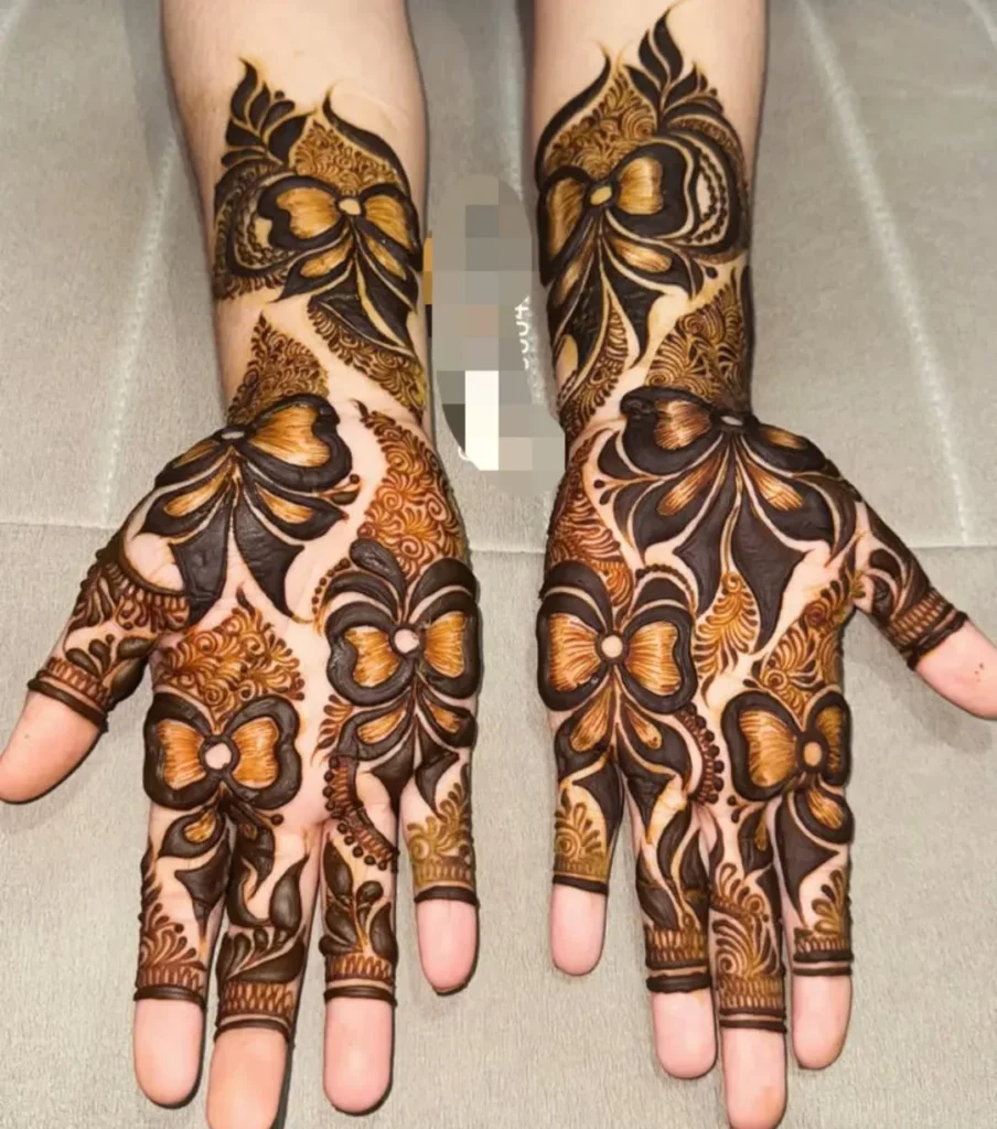Royal Finger Mehndi Designs Photo