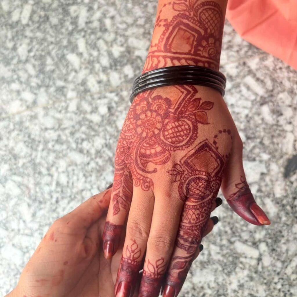 Royal Finger Mehndi Designs Photo