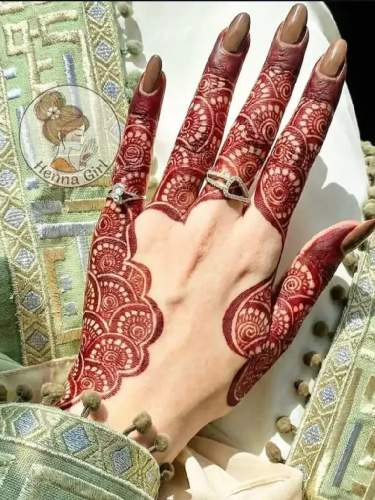 Royal Finger Mehndi Designs Photo