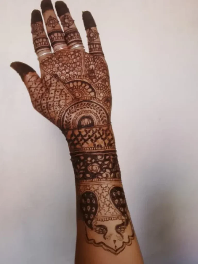 Royal Front Hand Mehndi Design