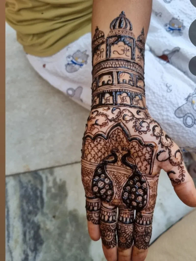 Royal Front Hand Mehndi Design