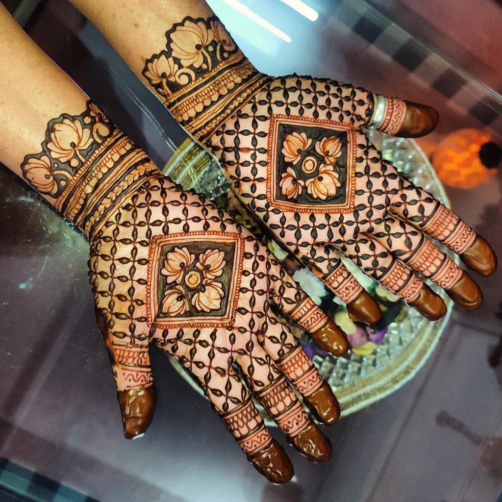 Royal Front Hand Mehndi Design
