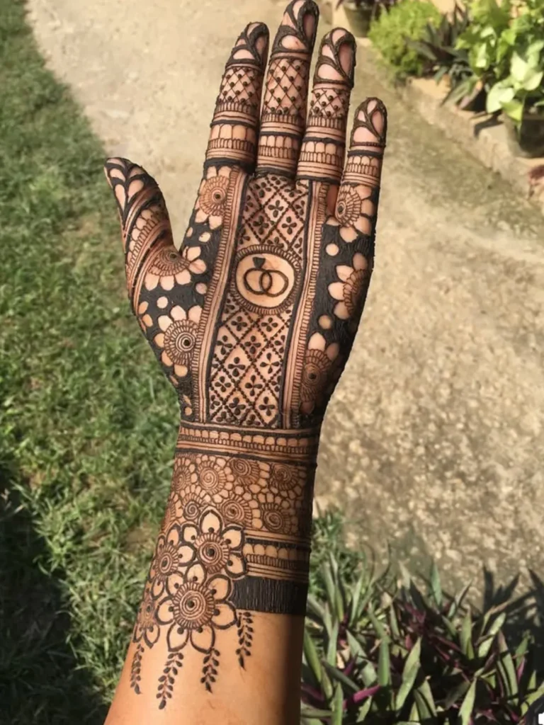 Royal Front Hand Mehndi Design