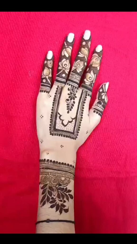 Simple Mehndi Design Photos