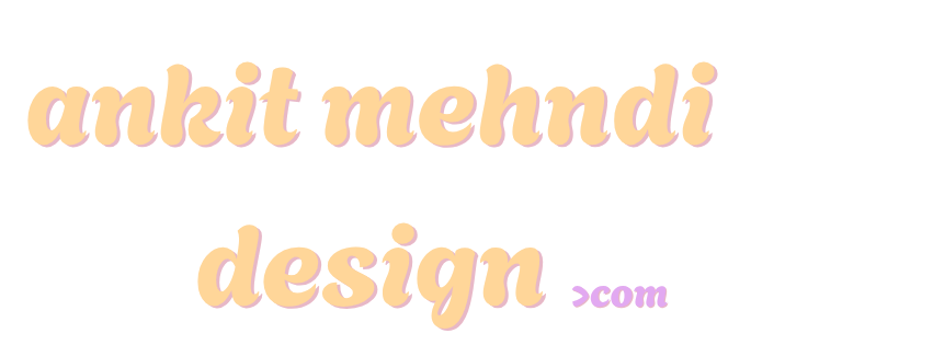 ankit mehndi design