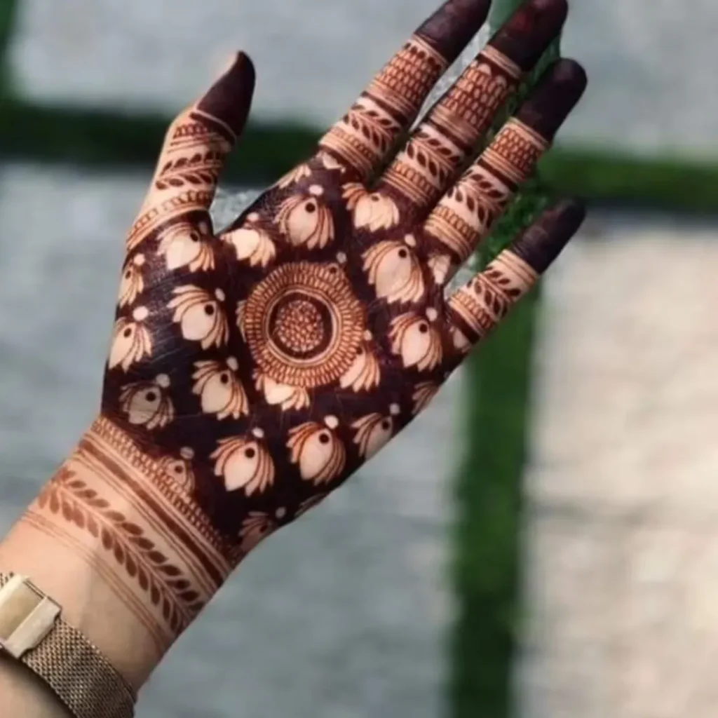 न्यू अरेबिक मेहंदी डिजाइन फोटो