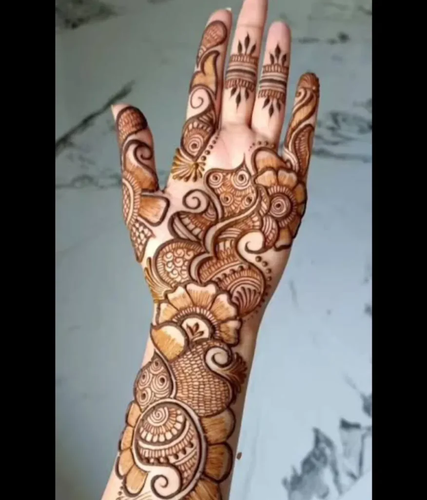 न्यू अरेबिक मेहंदी डिजाइन फोटो