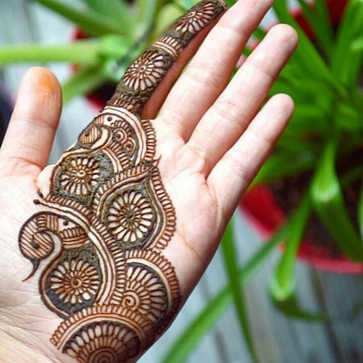 bel mehndi design