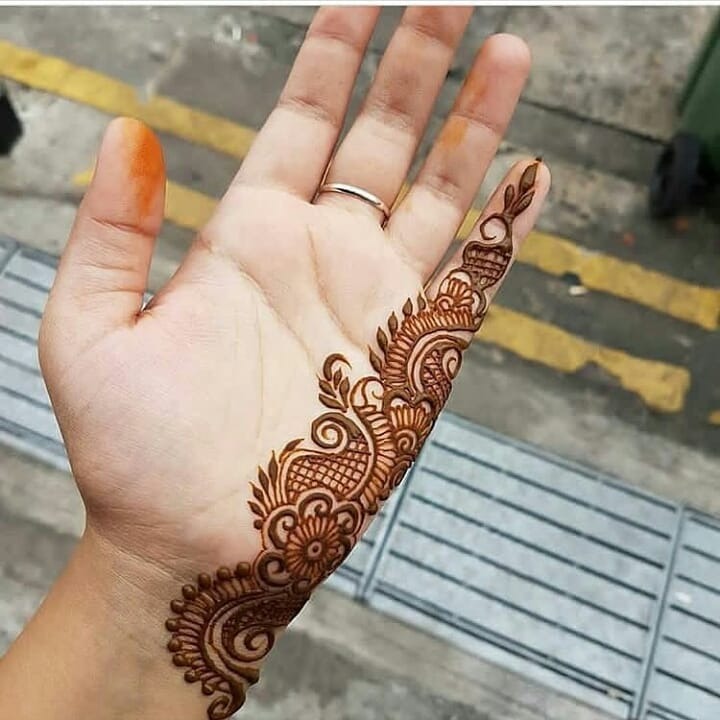 bel mehndi design