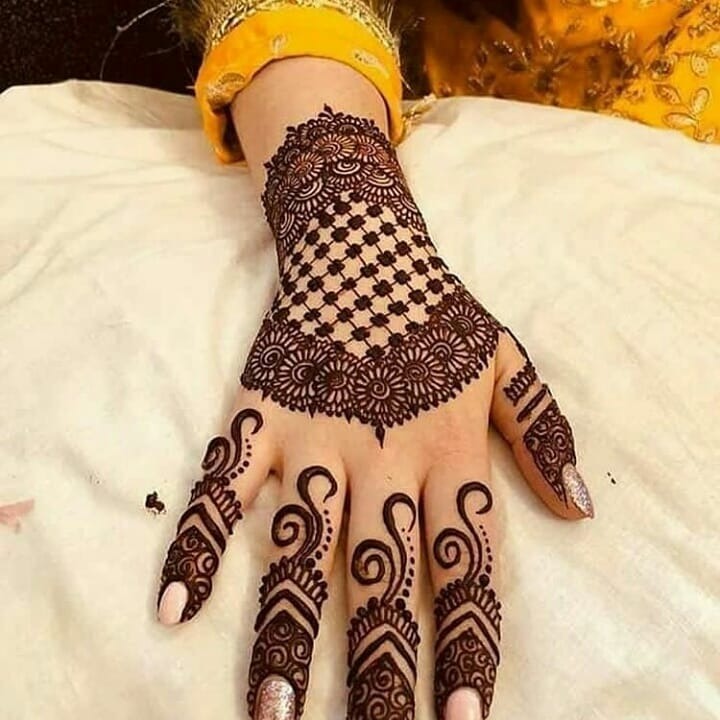 bel mehndi design