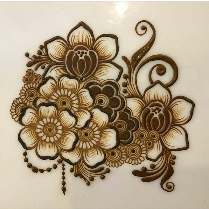 bel mehndi design