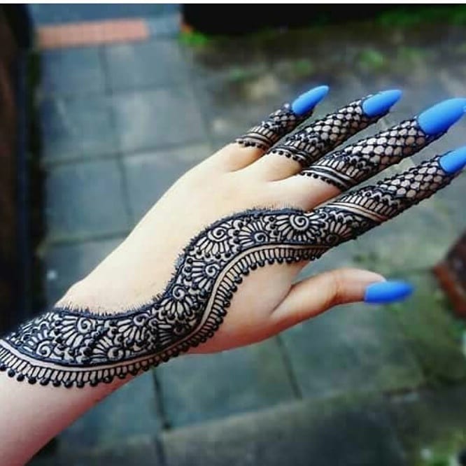 बेल मेहंदी डिजाइन फोटो