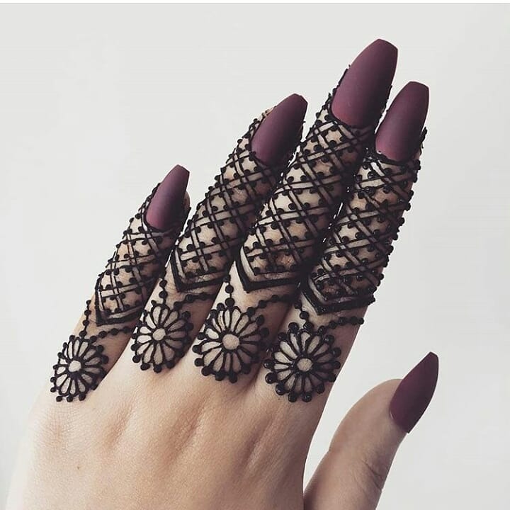 bel mehndi design