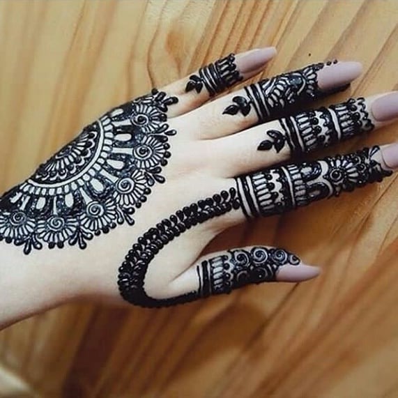 बेल मेहंदी डिजाइन फोटो