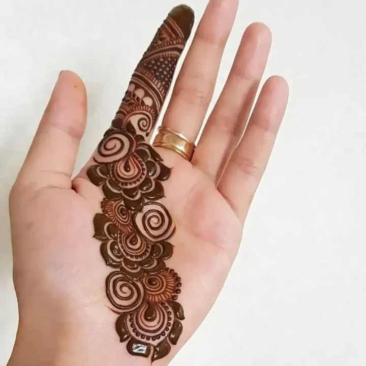 bel mehndi design