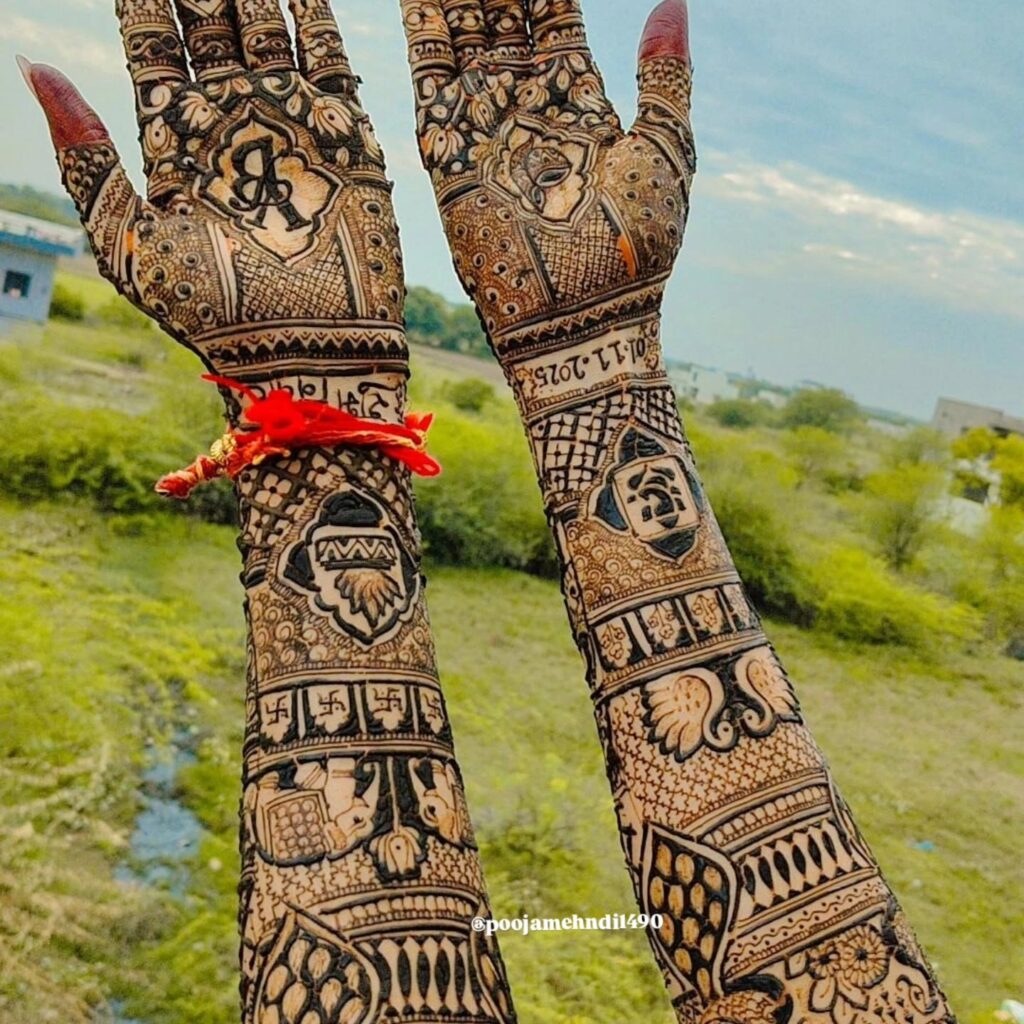 शादी मेहंदी डिजाइन