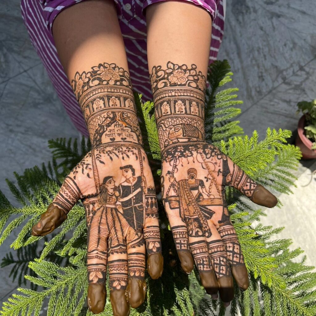 शादी मेहंदी डिजाइन