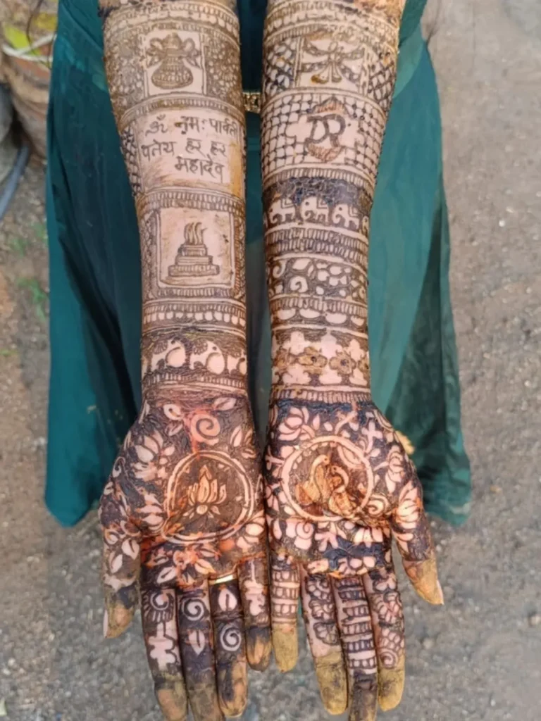 शादी मेहंदी डिजाइन