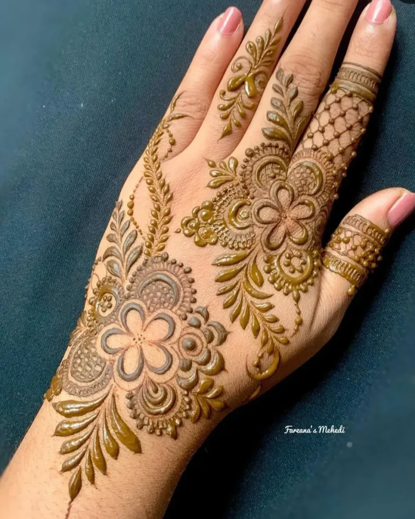 Stylish new mehndi design Images