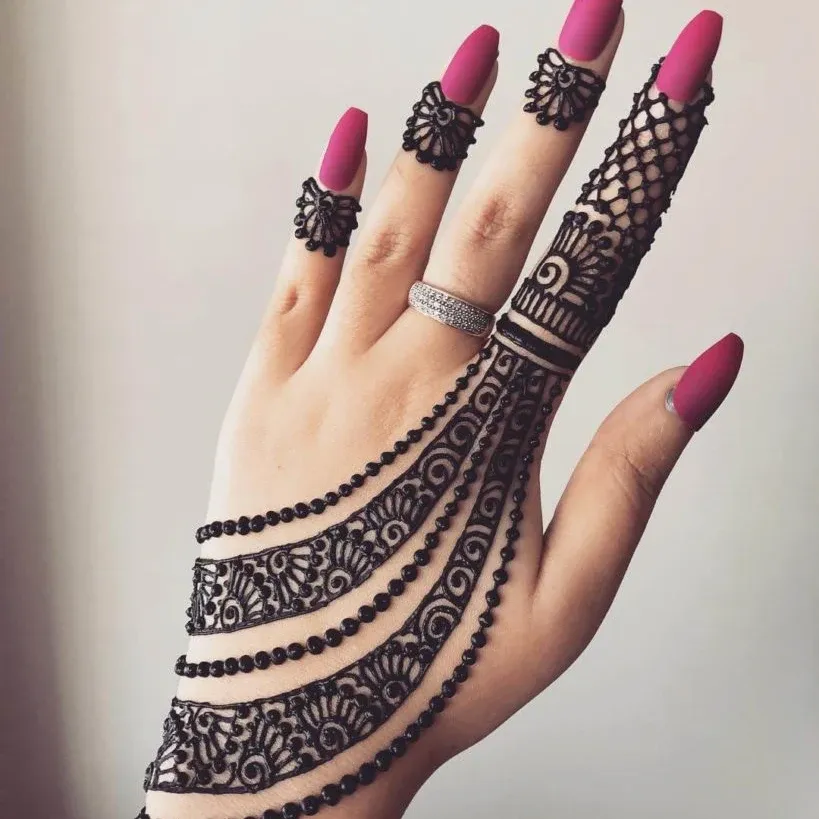 Stylish new mehndi design Images