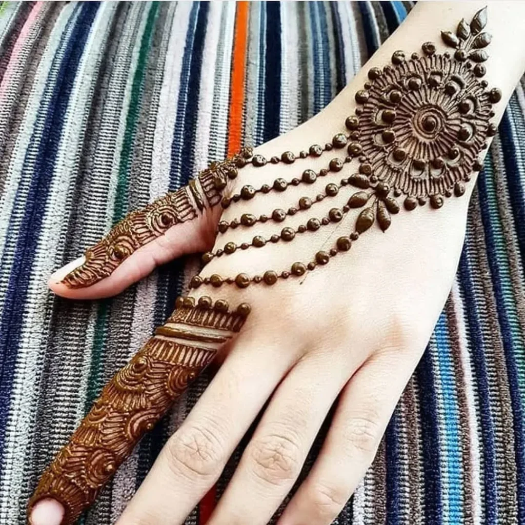 Stylish new mehndi design Images