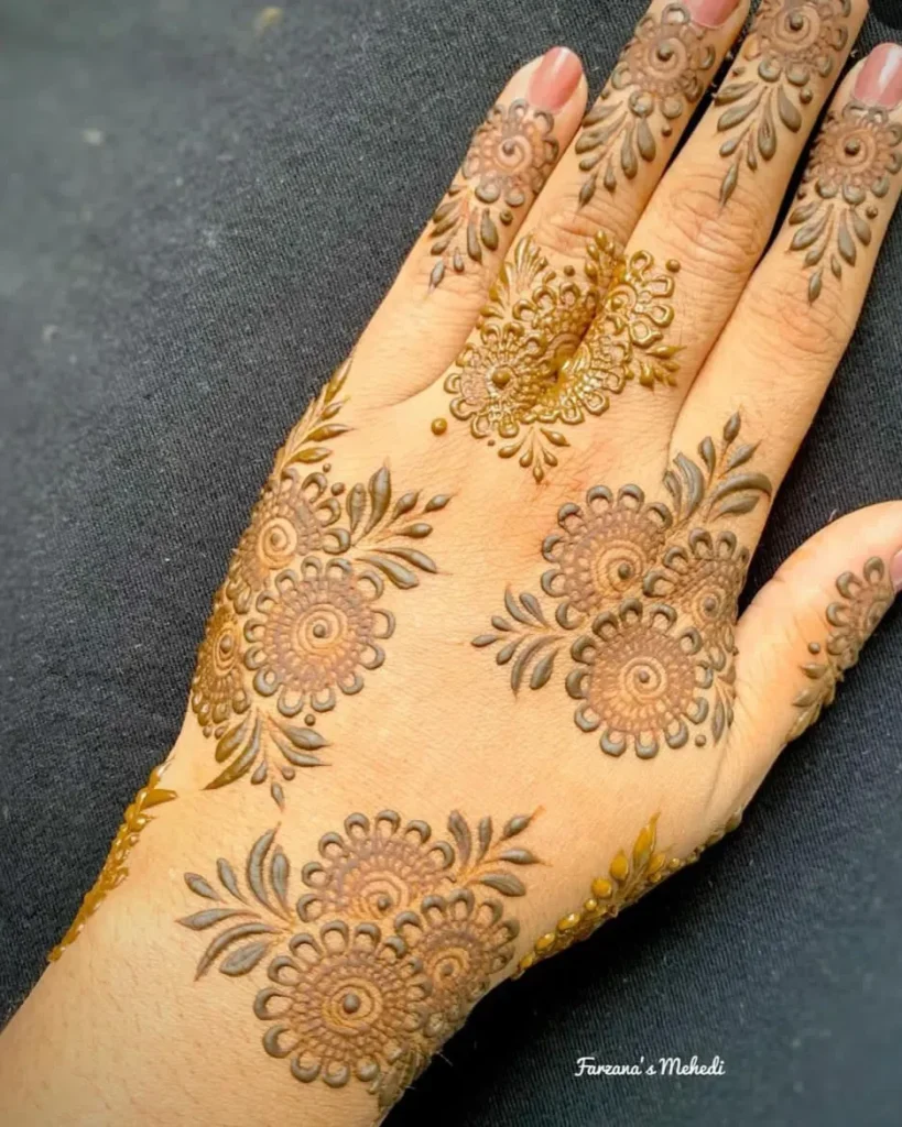 Stylish new mehndi design Images