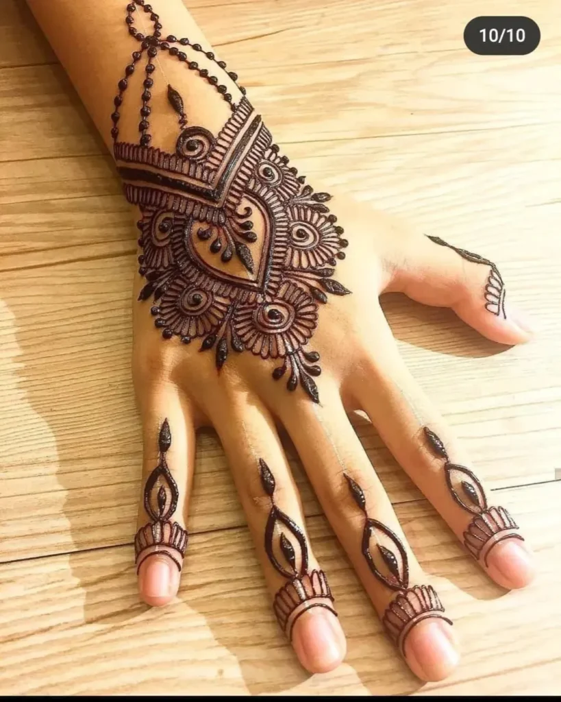 Stylish new mehndi design Images