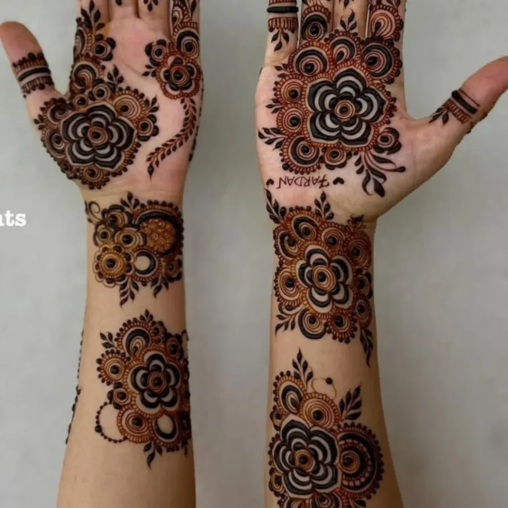 Stylish new mehndi design Images