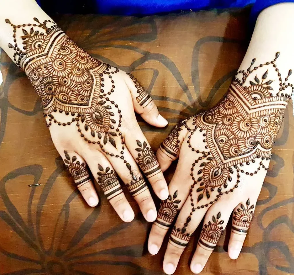 Stylish new mehndi design Images
