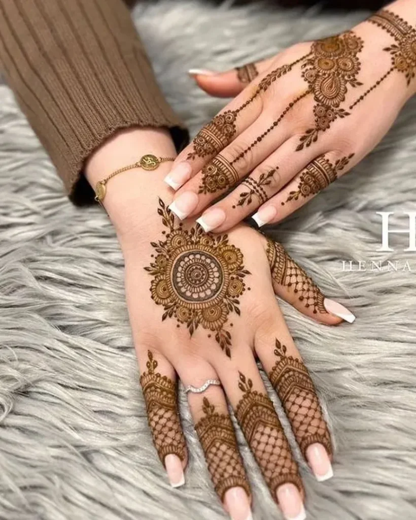 Stylish new mehndi design Images