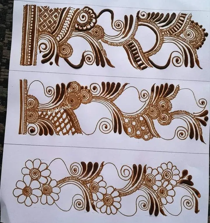 Stylish new mehndi design Images