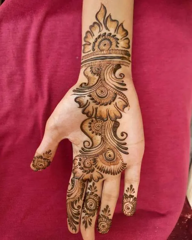 Stylish new mehndi design Images