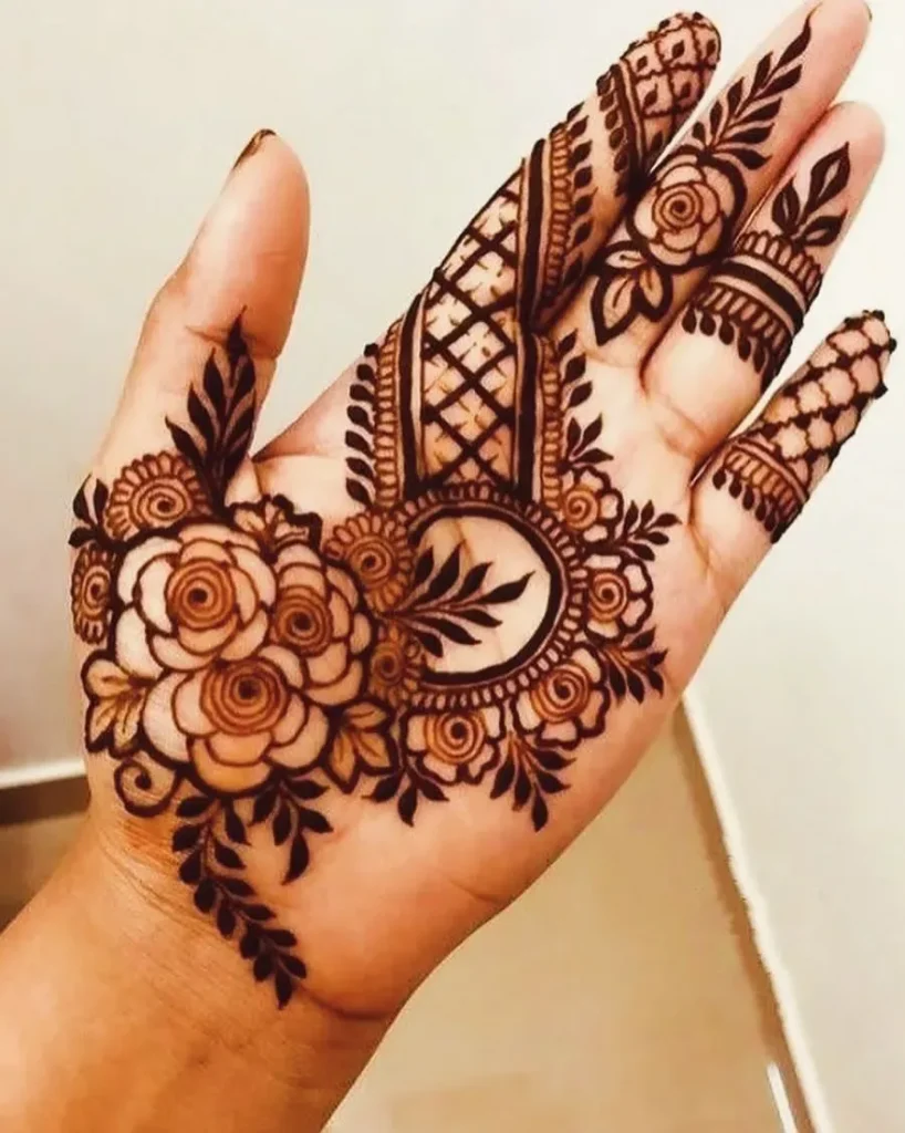 Stylish new mehndi design Images