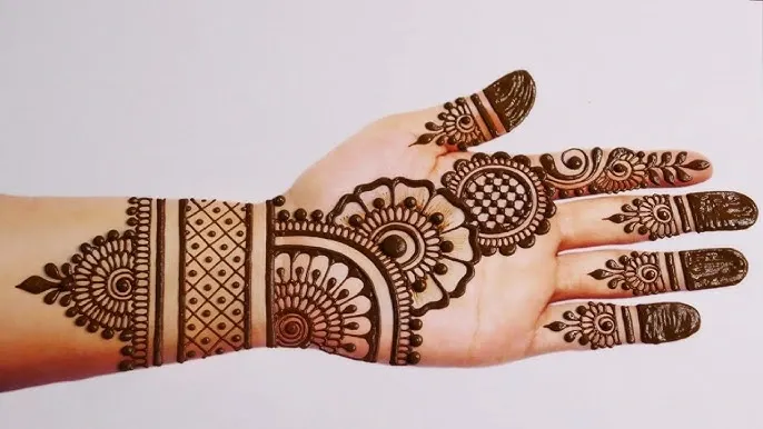 Stylish new mehndi design Images