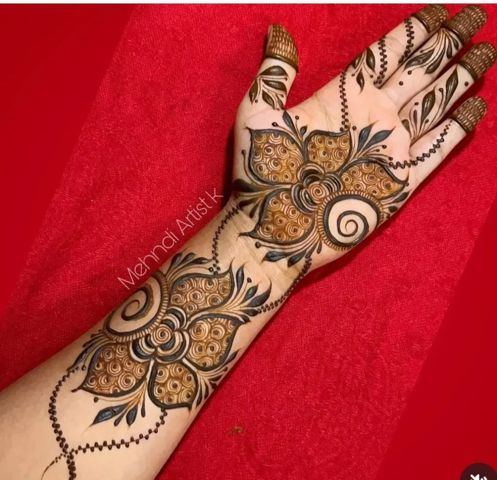 Stylish new mehndi design Images